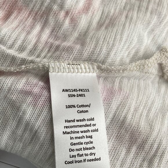 NWT ATM Anthony Thomas Melillo slub jersey abstract distressed blur t-shirt - Picture 7 of 8